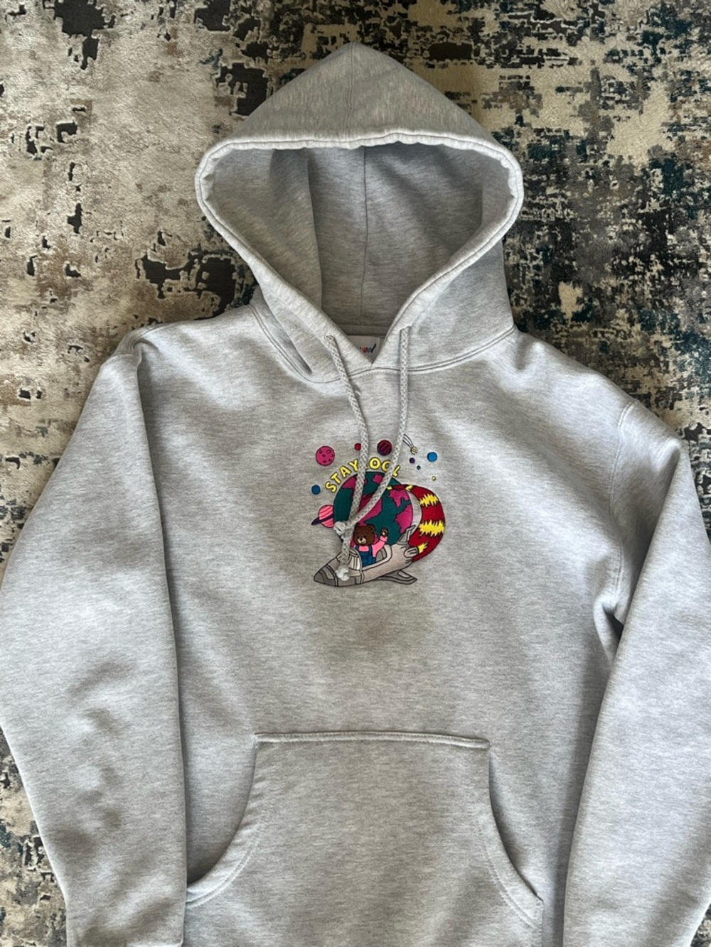 Stay Cool NYC Space Bear Hoodie
